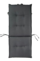 Polštář na lehátko s opěradlem Smoke Grey 116x51cm oboustranný - MOODME