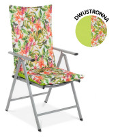 Oboustranný polštář na zahradní lehátko Exotic Green 116x51cm - MOODME