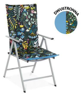 Oboustranný polštář na zahradní lehátko Wing Blue 116x51cm - MOODME