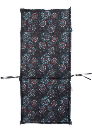 Polštář na zahradní lehátko 116x51cm Azure Orchid oboustranný - MOODME