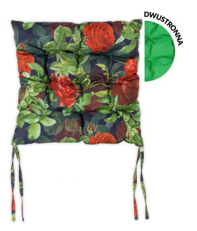 Oboustranný polštář na zahradní židli 40x40cm Rose Garden - MOODME