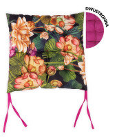 Oboustranný zahradní polštář Peonia Pink 40x40 cm - MOODME