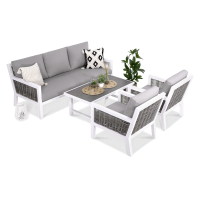 Sada terasového nábytku OLYMPIA Caffe White - FURRORE