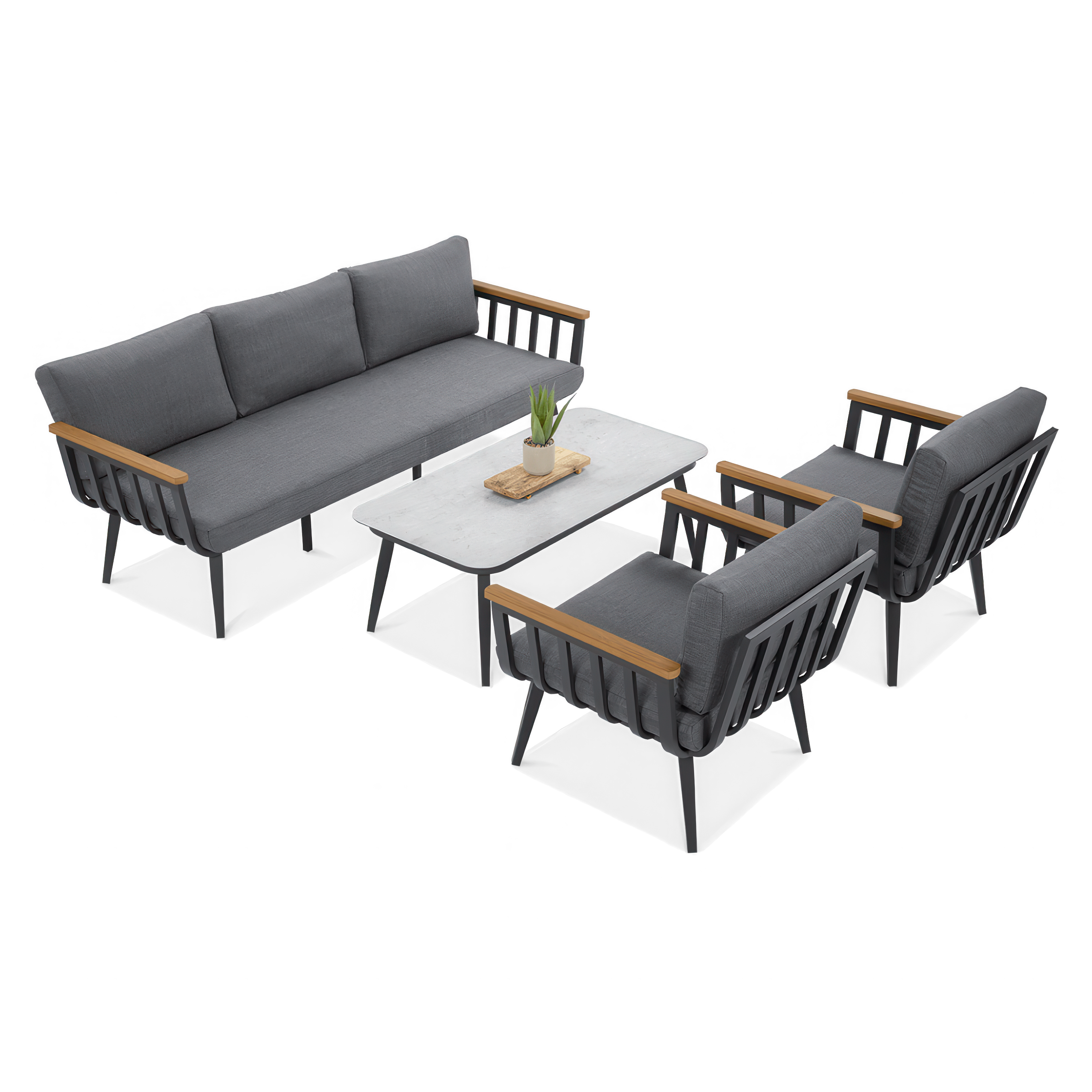 Balkonový nábytek STELLA Caffe Grey - FURRORE