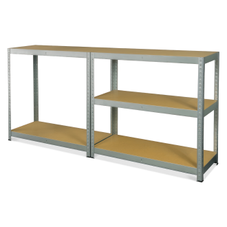 BEST GALVA 5 policový kovový regál 175kg/police - METALKAS