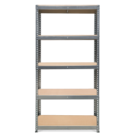 Pozinkovaný kovový regál Stabil 200 180x90x40cm 5 polic - METALKAS