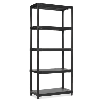 Plastový garážový regál Basic Plast 850 70kg/police 185x85x40cm - METALKAS