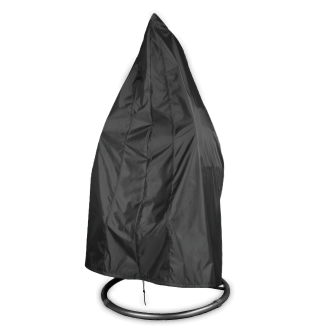 czarny, odporny na rozerwanie pokrowiec do foteli wiszących