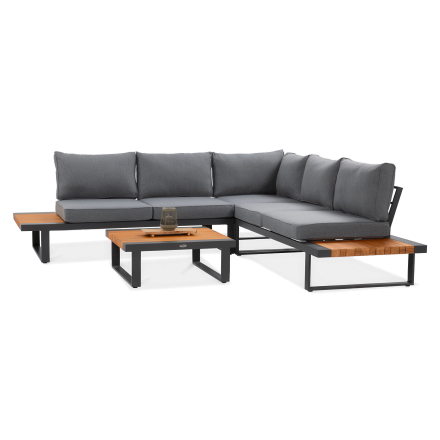 SPECTRA Tmavě šedý hliníkový roh - FOCUS GARDEN