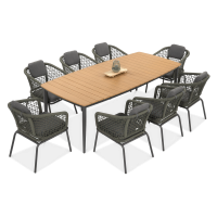 Jídelní set ROMA DINNING 8+1 Hunter Green - FURRORE