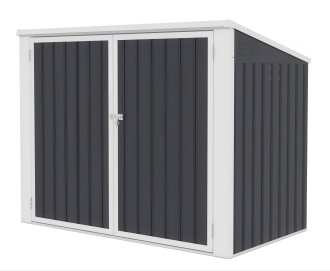 Zabudowa do koszy na śmieci DAVIS widoczna od lewej strony