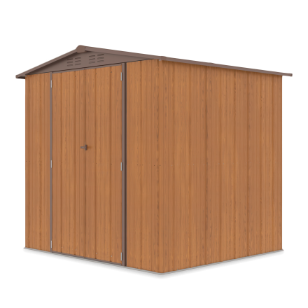 Zahradní domek na nářadí RICHMOND 228x202cm Dub hnědý + lampa - HARDMAISTER