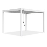 Zahradní pergola na terasu ELEGANCE 3x4 bílá - Gutroof