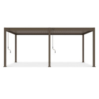 Zahradní pergola ELEGANCE 3x6 Taupe - Gutroof