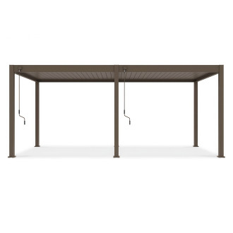 Zahradní pergola ELEGANCE 3x6 Taupe - Gutroof