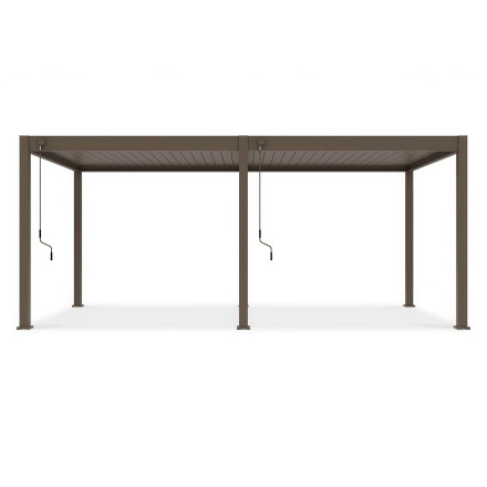 Zahradní pergola ELEGANCE 3x6 Taupe - Gutroof