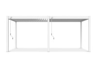 Hliníková pergola Gutroof ELEGANCE 3x6 m bílá