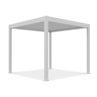 Automatická terasová pergola s osvětlením ELEGANCE AUTOMATIC 3x3 Bílá - Gutroof