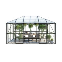 BROADWAY Black 436x295cm PC+ Skleněná zimní zahrada - Gutroof