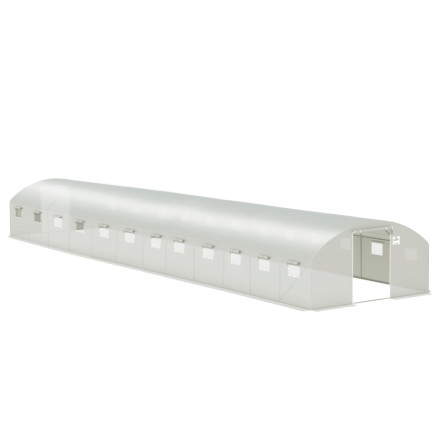 Tunel PODWÓJNE Drzwi 4x12x2 - 48m2 Biały
