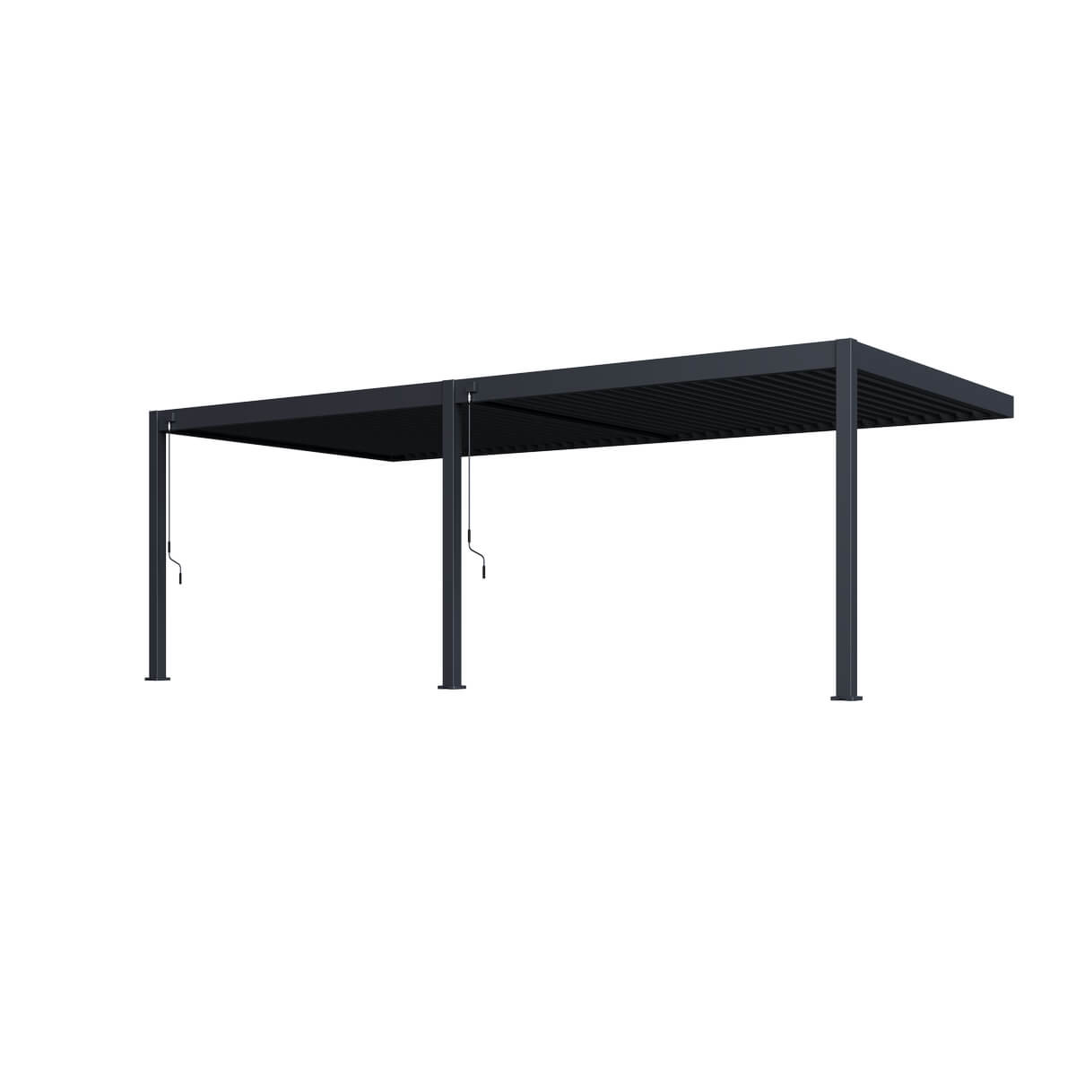 Přistřešek pro terasy DELUXE Wall 3,6x7,2 Antracit - Gutroof