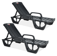 Lehátko FLORIDA Grafit 2ks - KETER