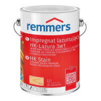 Ochranná lazura na dřevo HK-LAZURA 3v1 bezbarvá 2,50L - REMMERS