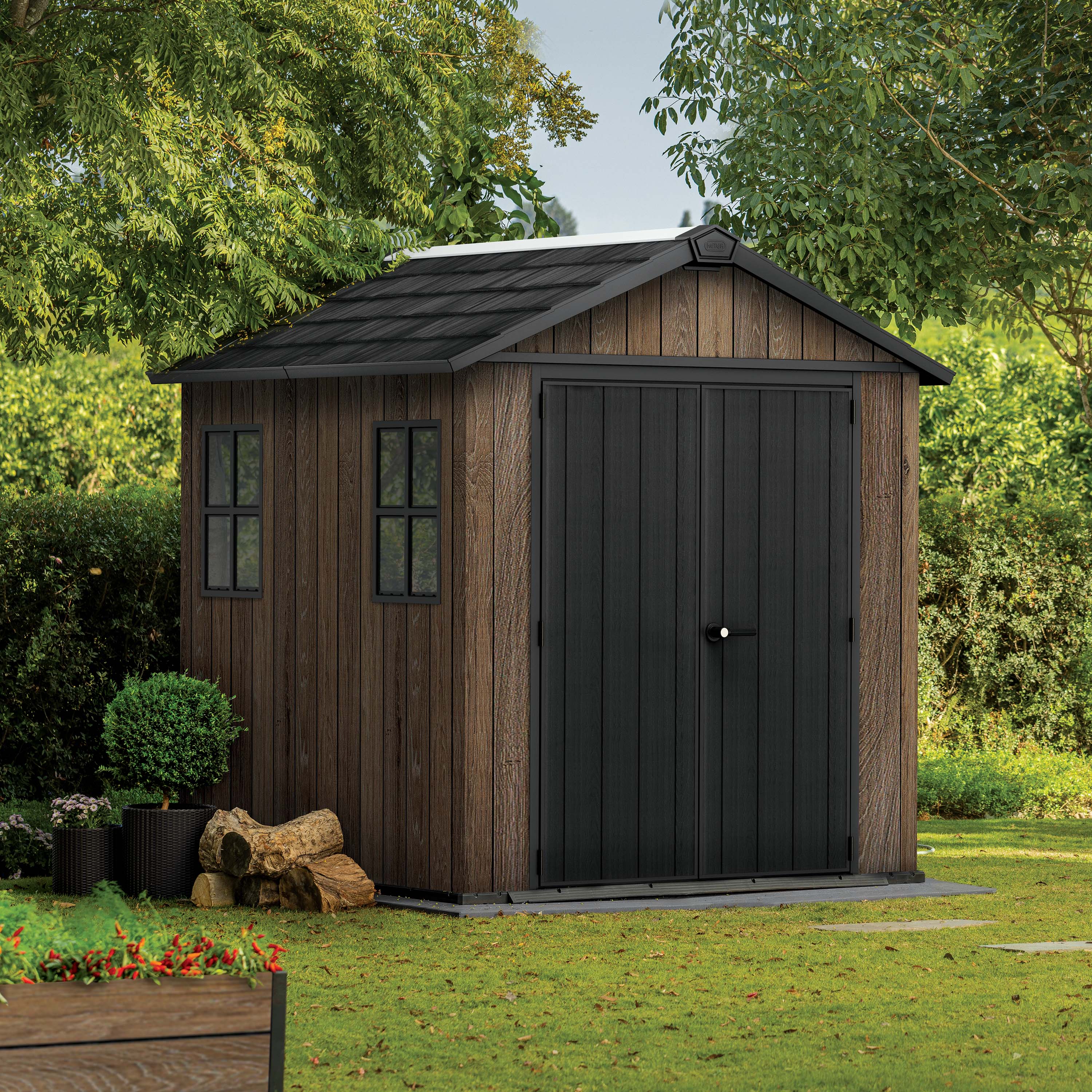 Kůlna na nářadí DECO APEX 759/975 WALNUT - Keter