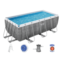 Nadzemní bazén se sadou Power Steel 4,1 x 2 x 1,22 m - BESTWAY 56722