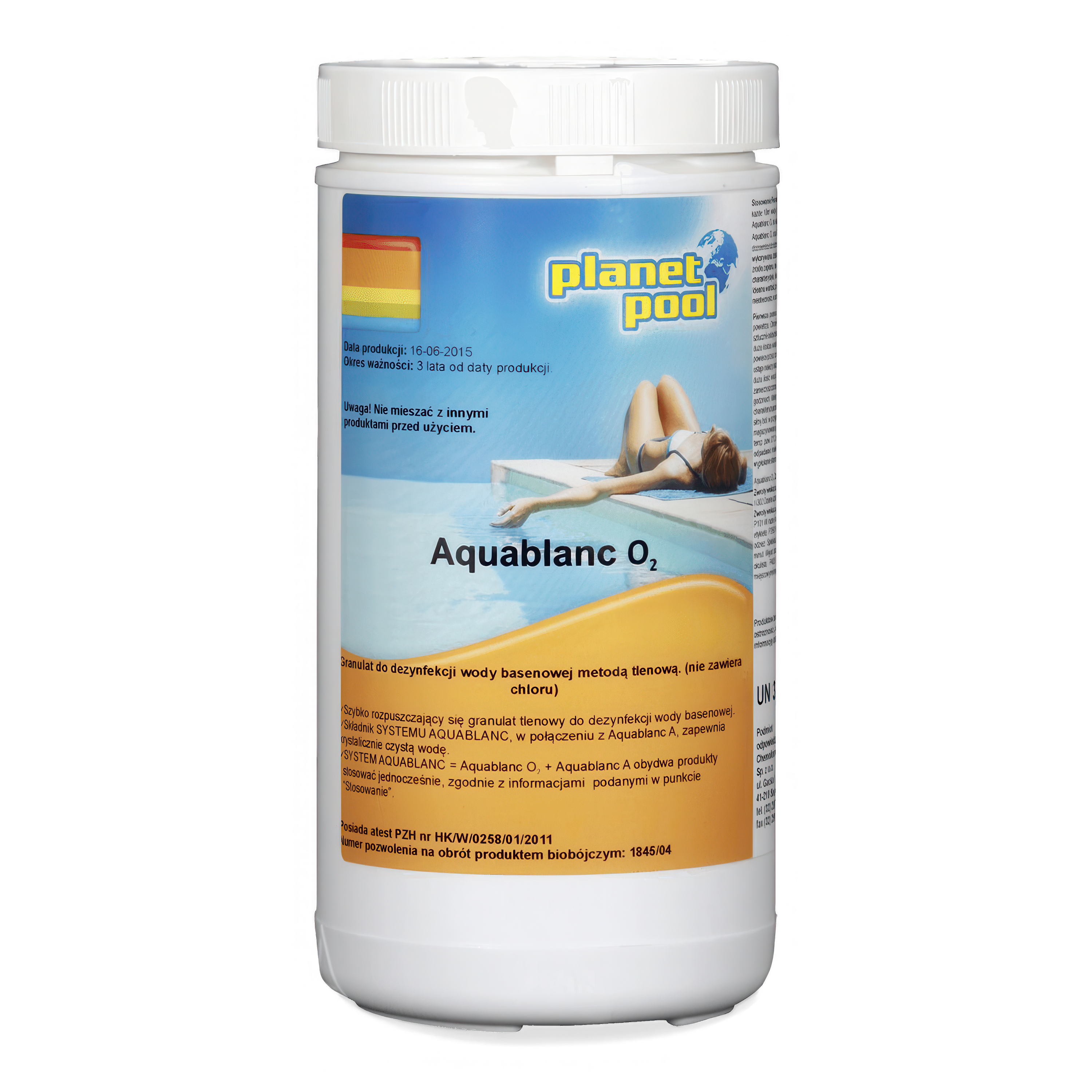 Aktivní kyslík v granulích Aquablanc O2 1kg - CHEMOFORM