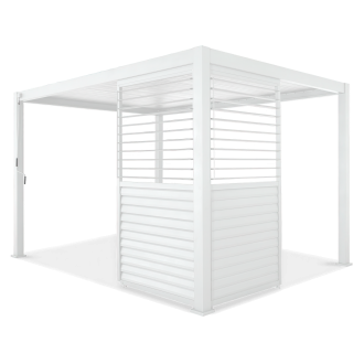 Nastavitelný žaluziový panel pro pergolu PREMIUM 3 m, bílý - GUTROOF