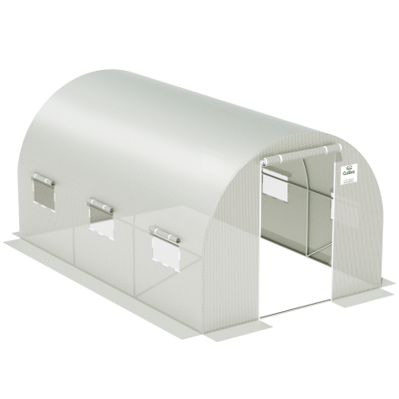 biały tunel na uprawy cultivo, 3 sekcyjny