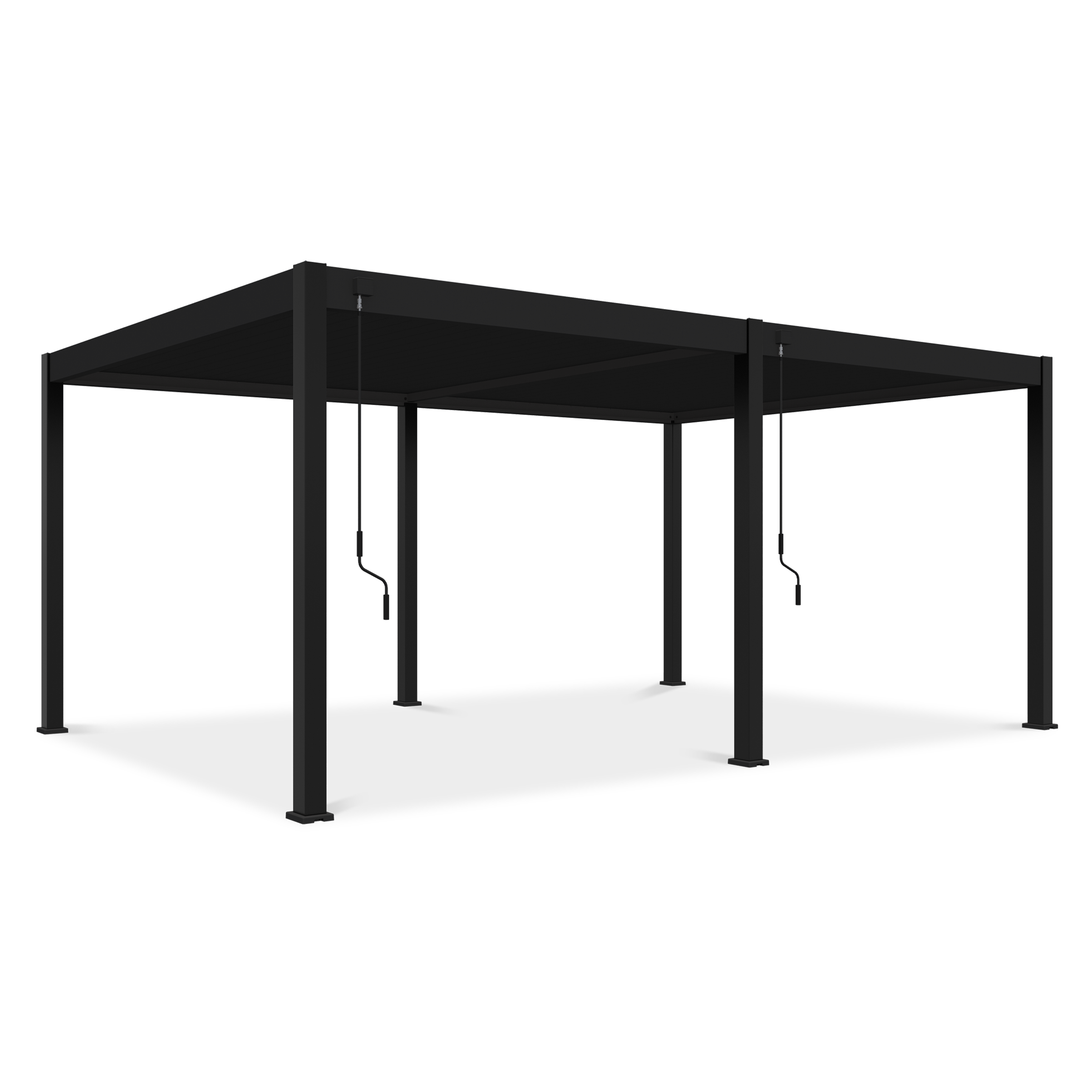 Hliníková pergola Gutroof DELUXE 3,6x6 m antracit