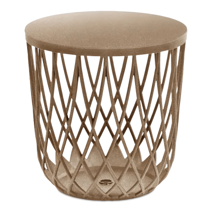 Uniqubo Eco Wood košový stůl 45x45x45cm, příroda ECO- PROSPERPLAST