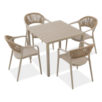 Zahradní set TESSA/BRIS Beige – Bjørkka