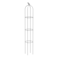 Opora na růže, výška 180 cm, kovová - Cultivo - bílá