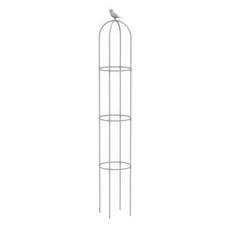 Opora na růže, výška 180 cm, kovová - Cultivo - bílá