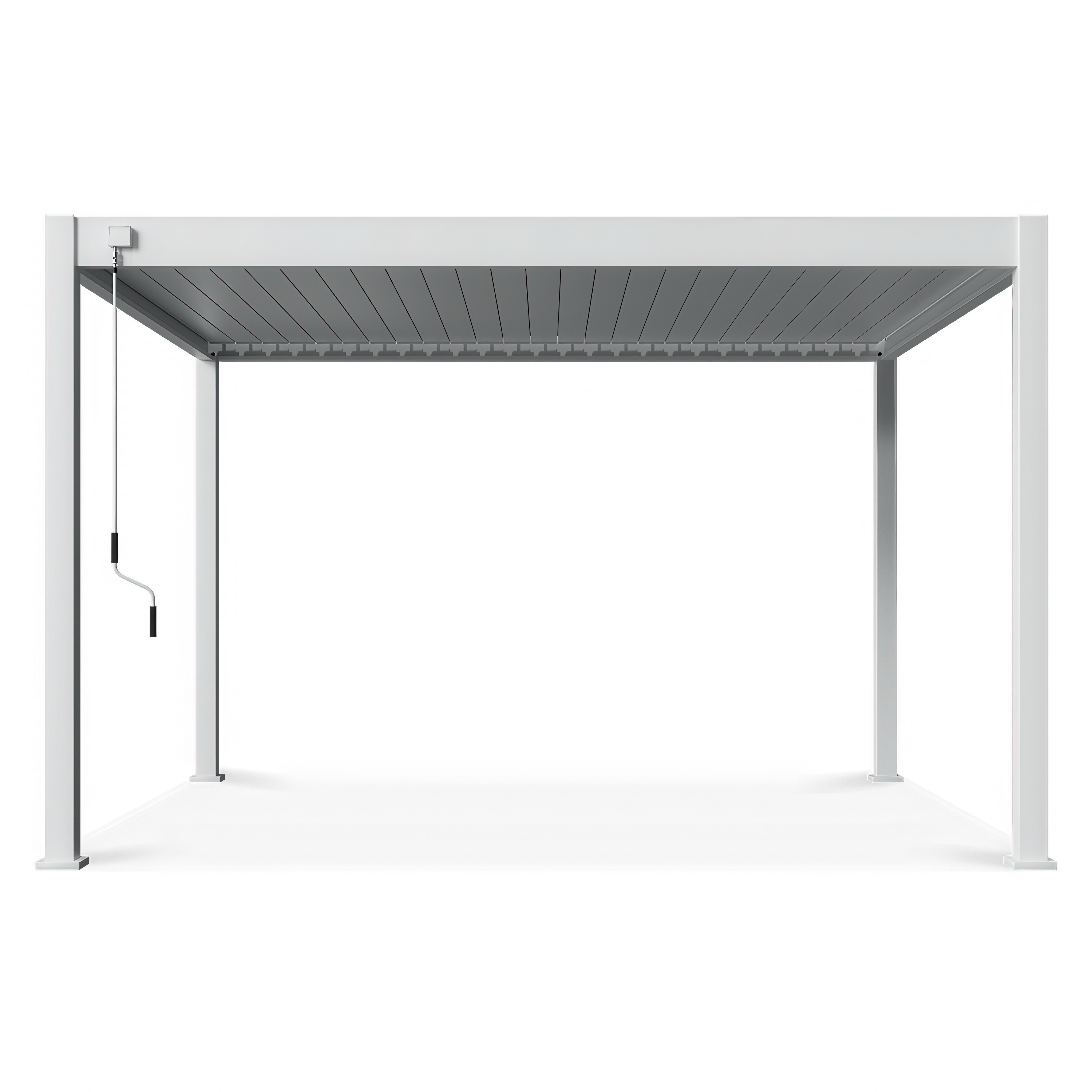 Hliníková pergola na terasu DELUXE 3,6x4 White - Gutroof