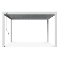 Hliníková pergola na terasu DELUXE 3,6x4 White - Gutroof