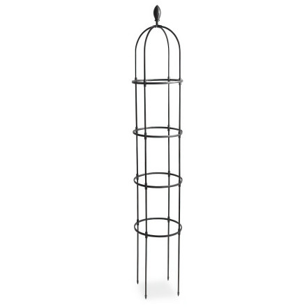 Černá pergola s růžemi, výška 210 cm, kov - Cultivo