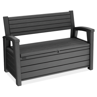 Antracitová skříňka a lavice HUDSON BENCH NON BRUSCH