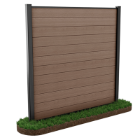 Plotový díl hnědý 1,8x1,8 m pro zapuštění do země – Keter