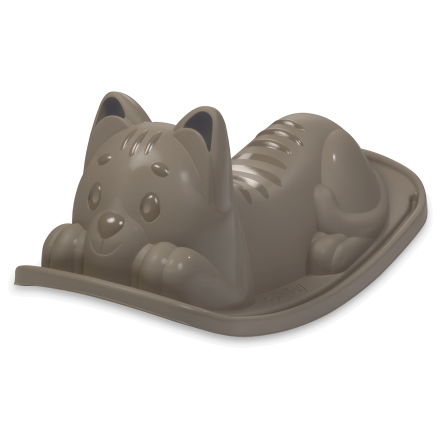 Šedé houpací křeslo pro kočky 78x38x35cm - Smoby