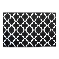Terasový koberec 120x180cm Agenda Černá - MOODME