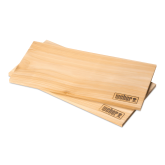 Cedrová udírenská prkénka 40x15cm 2ks - WEBER