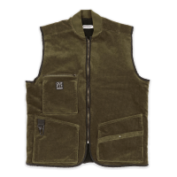 ABETE Olivine podzimní manšestrová vesta, velikost L - Verdemax