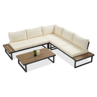 Rohová sedací souprava EMERSON Light Beige - Focus Garden