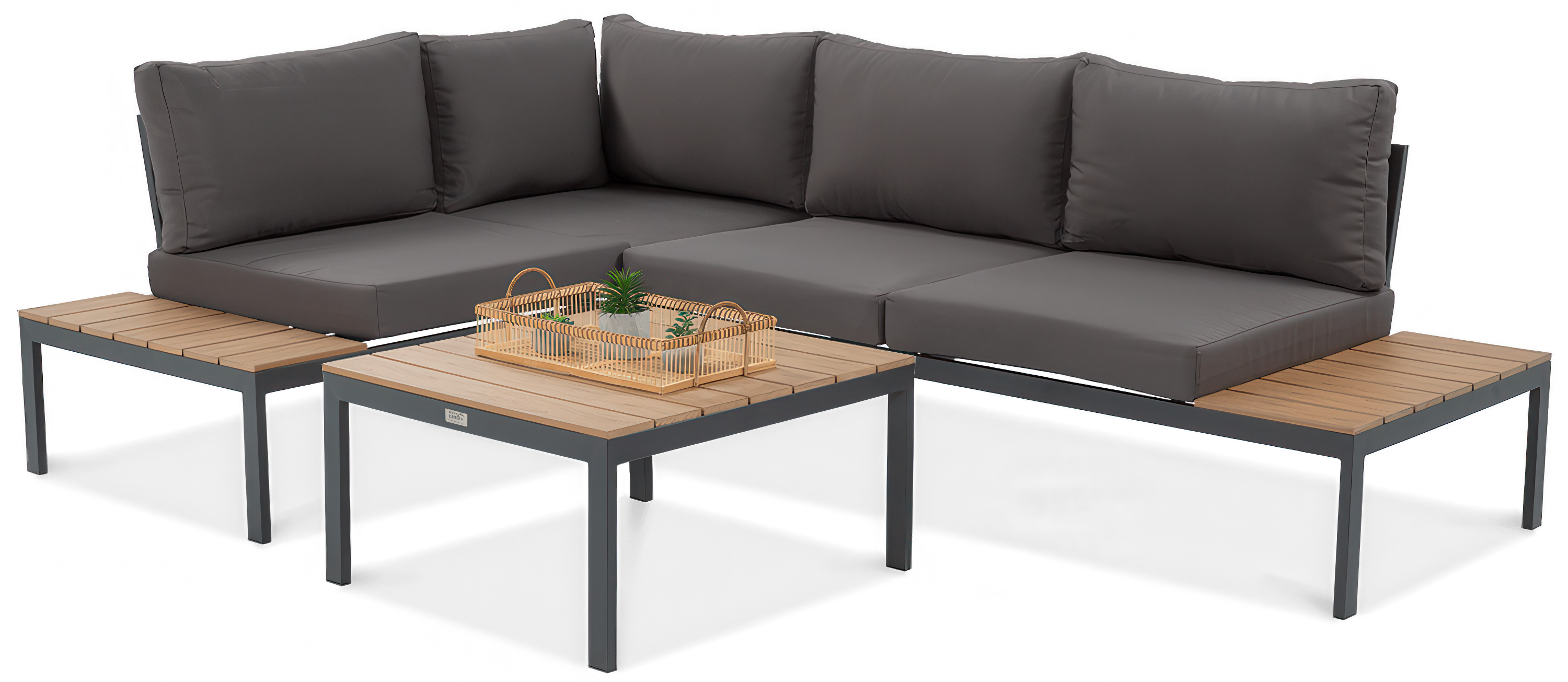 Zahradní roh FREEMONT tmavě šedý