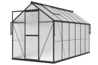Polykarbonátový skleník Slide-In NEW 183x361 cm černý - Cultivo