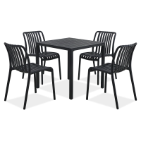 Zahradní set RONA LIGHT/BRIS Black – Bjørkka